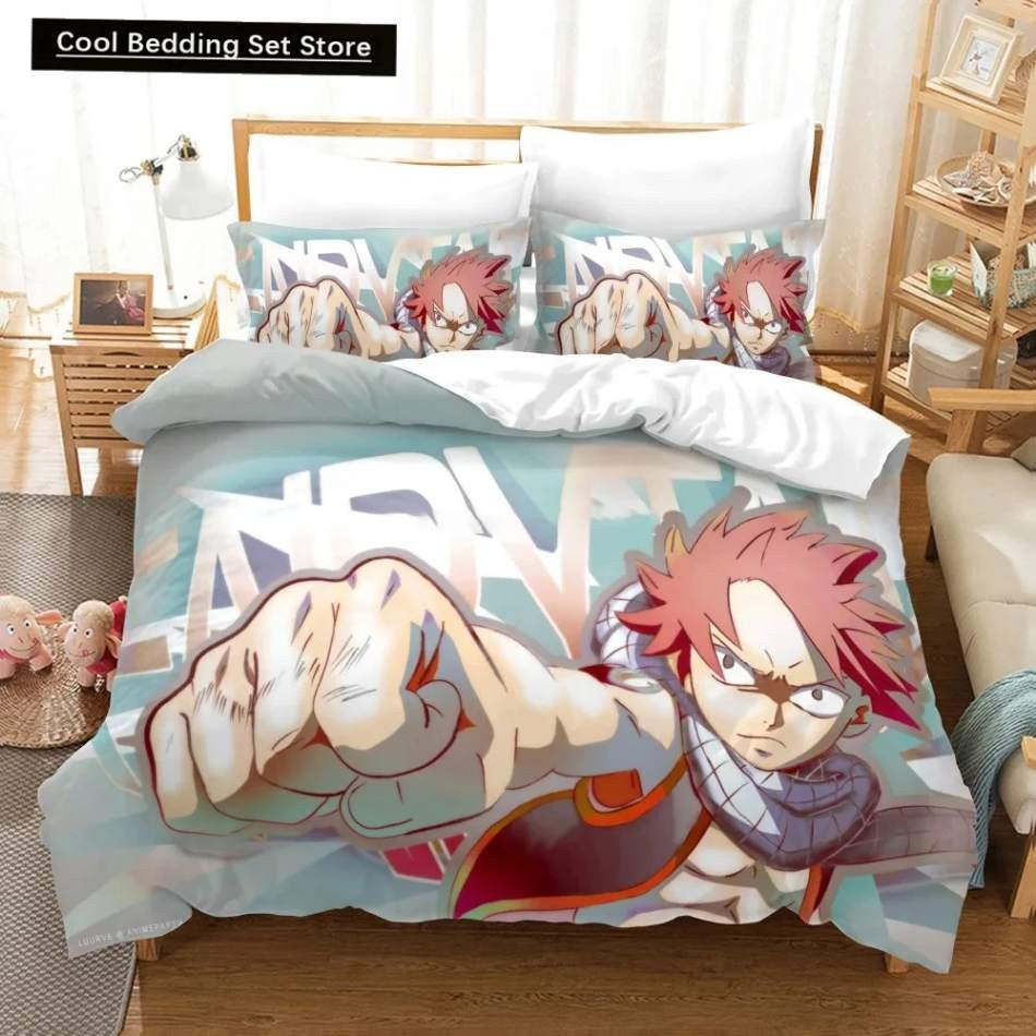 Conjunto de cama Fairy Tail estampado