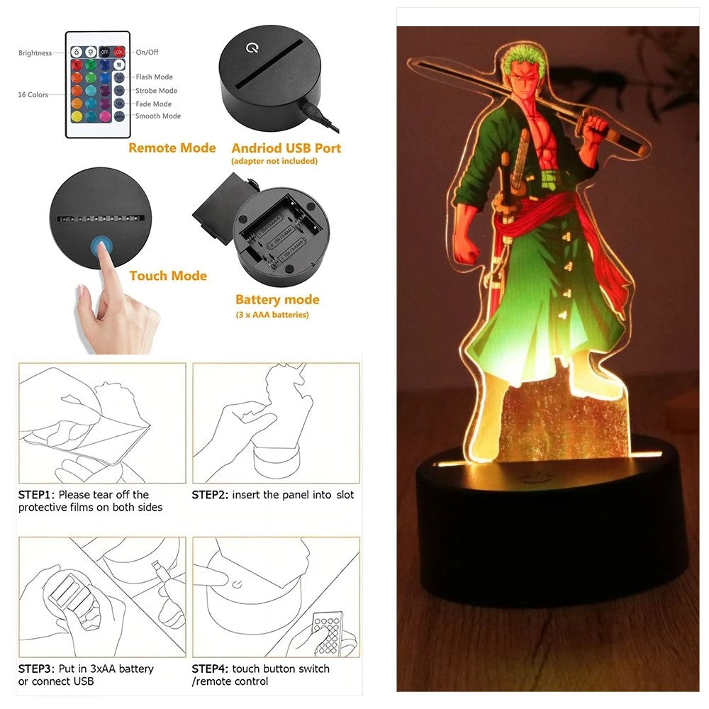 Action FIgure One Piece - Luffy - Zoro