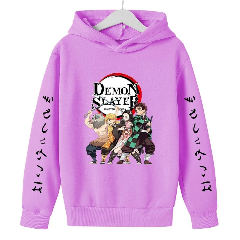 Moletom Anime Demon Slayer - Tamanho Infantil