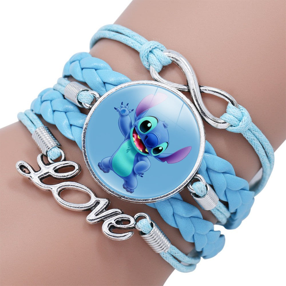 Pulseira delicada de Lilo e Stitch