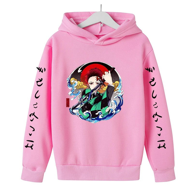 Moletom Anime Demon Slayer - Tamanho Infantil