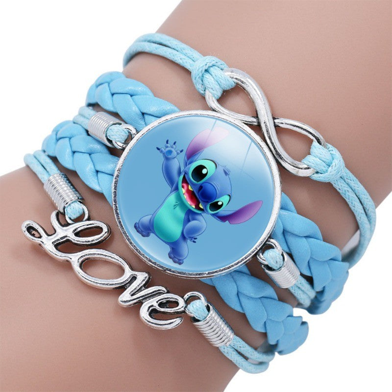 Pulseira delicada de Lilo e Stitch