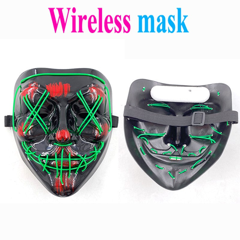 Máscara luminosa brilhante Varios Modelos