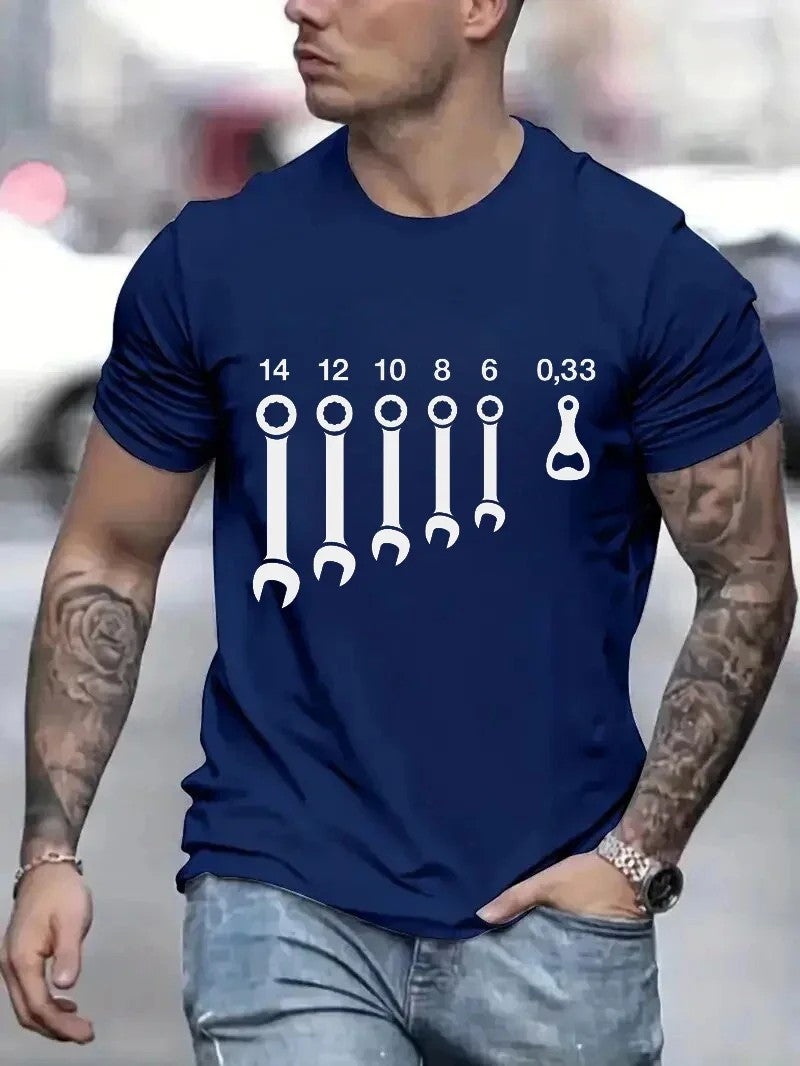 Camisetas Masculina chaves abridor de garrafa