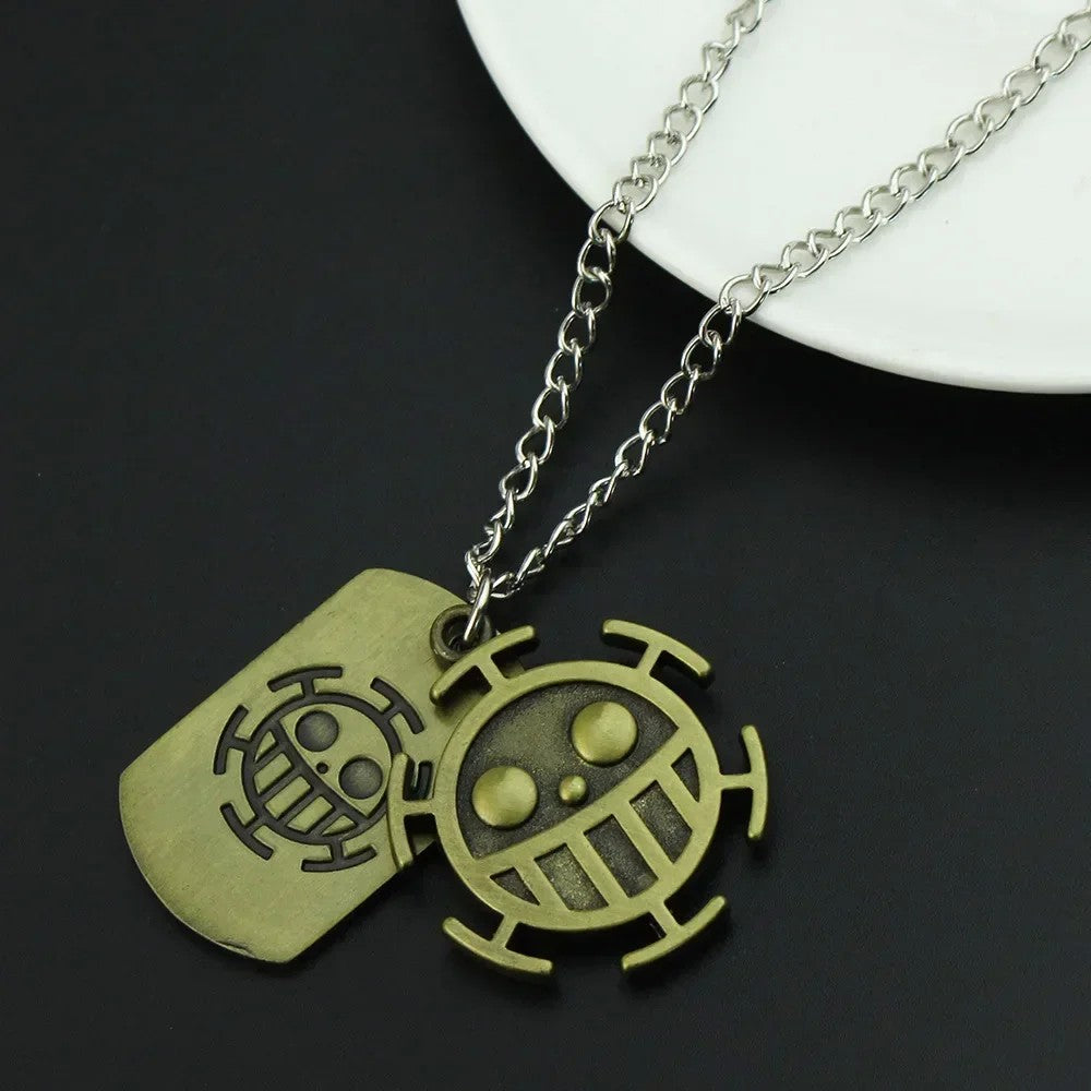 Colar Anime One Piece Luffy em metal