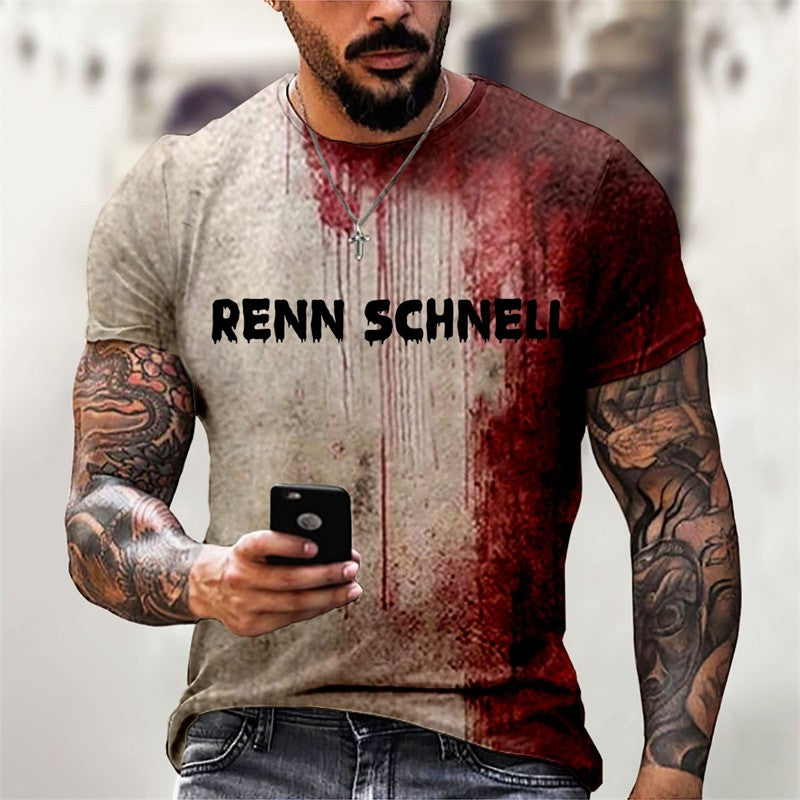 Camiseta Masculina design de sangue