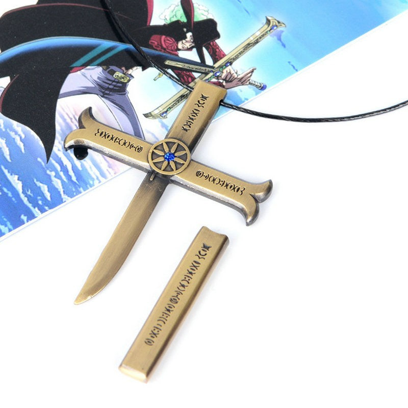 Colar Anime One Piece - Dracule Mihawk