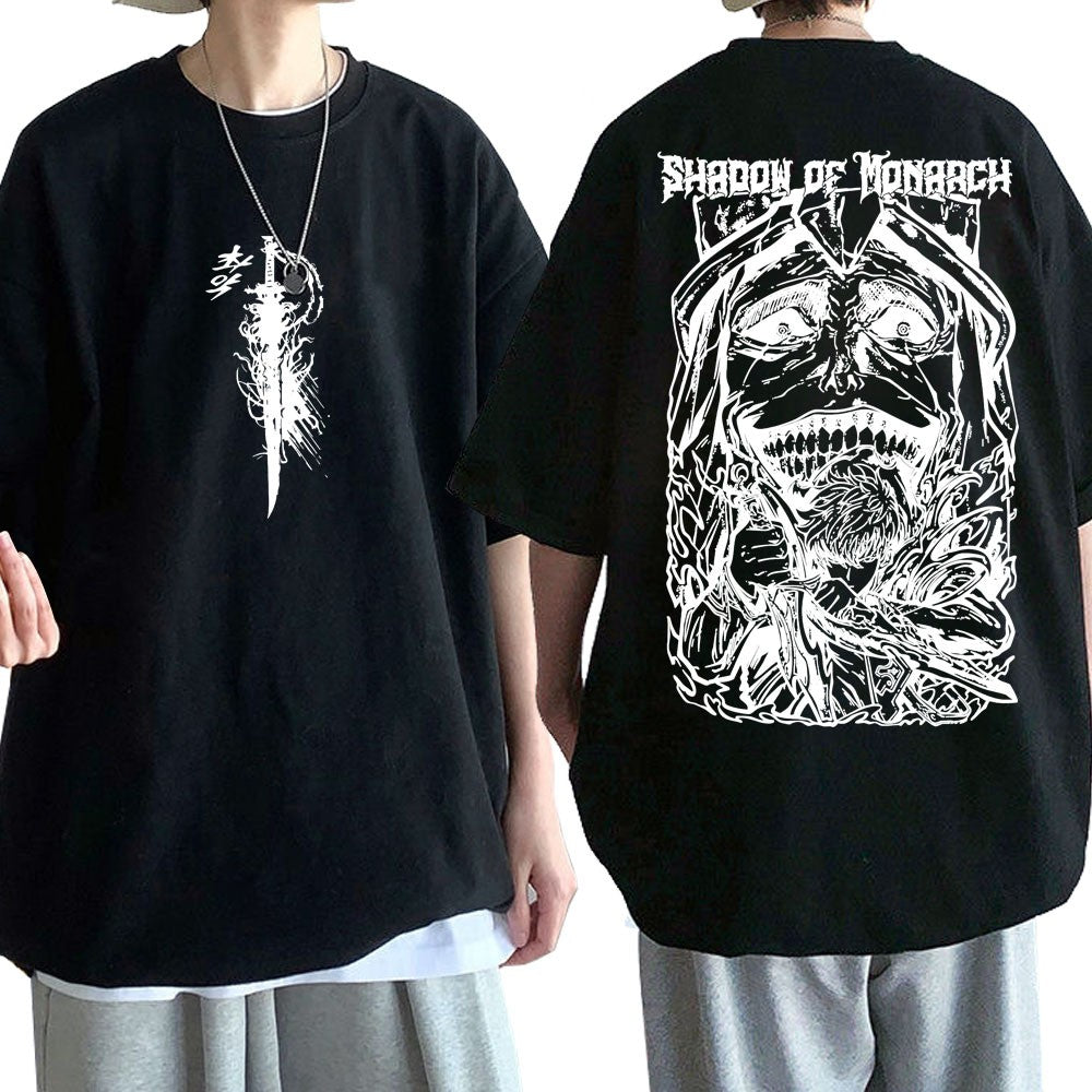 Camiseta Anime Solo Leveling variadas