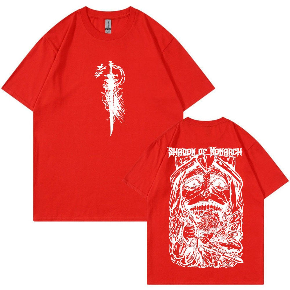 Camiseta Anime Solo Leveling variadas
