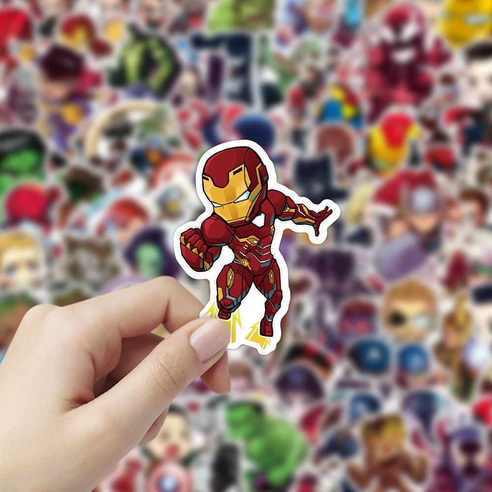 Adesivos Dos Heróis Da Marvel