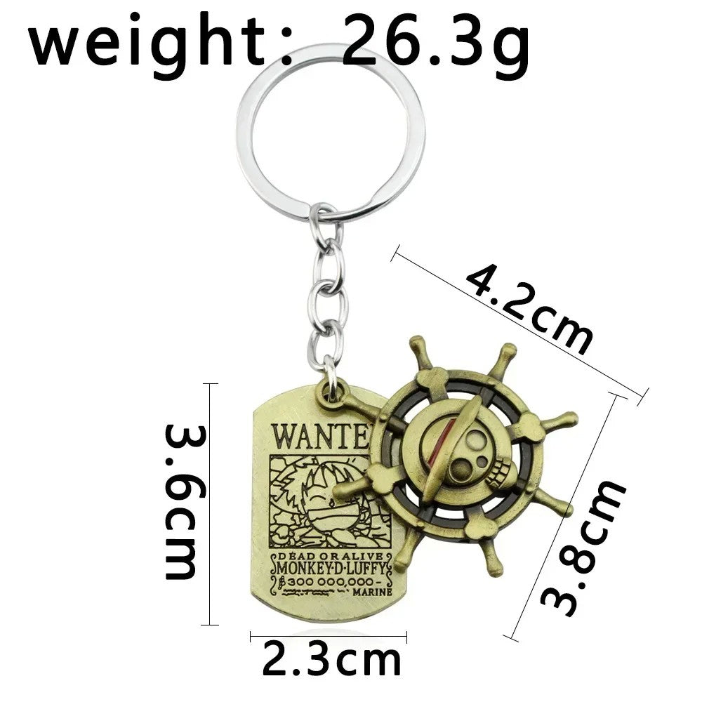 Colar Anime One Piece Luffy em metal