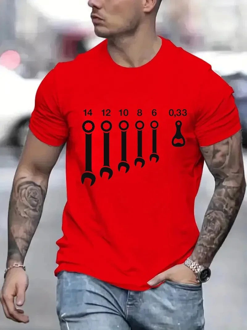 Camisetas Masculina chaves abridor de garrafa