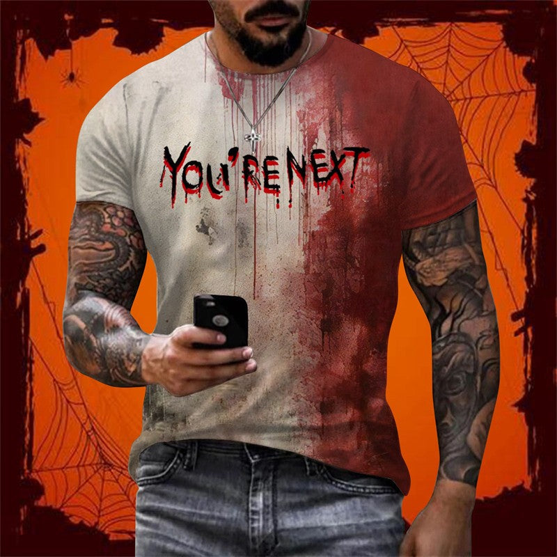 Camiseta Masculina design de sangue