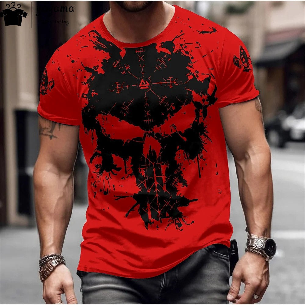 Camiseta Masculina Caveira 3d variadas
