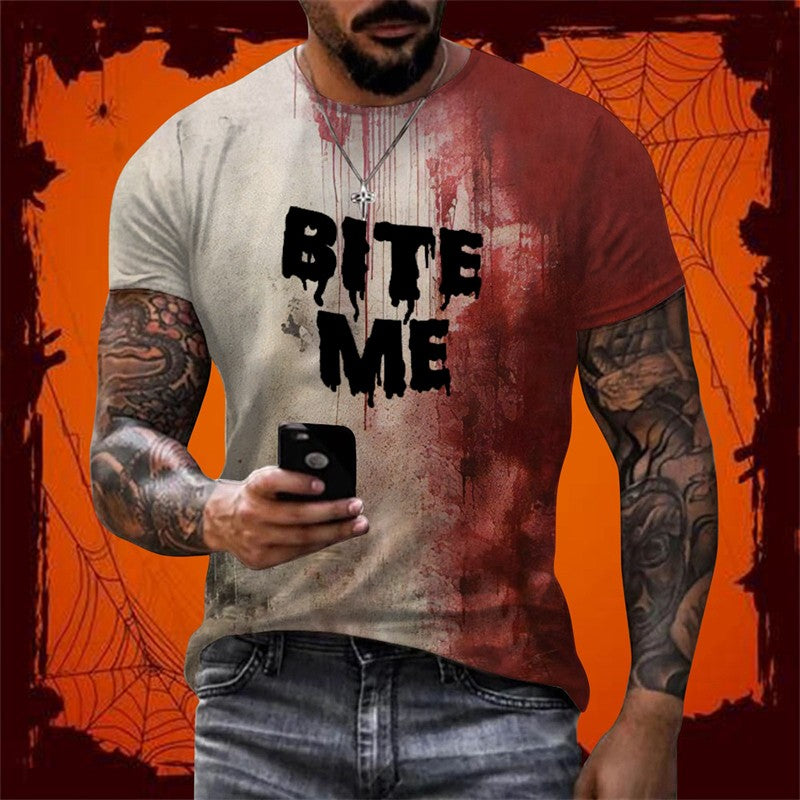 Camiseta Masculina design de sangue
