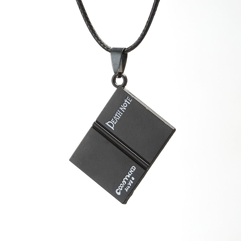 Colar Com gargantilha em couro - Anime Death Note L