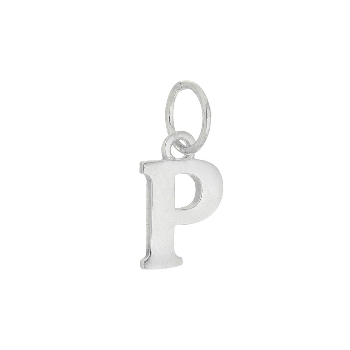 Colar com pingente de letras