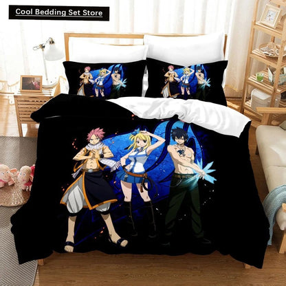 Conjunto de cama Fairy Tail estampado