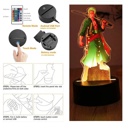 Action FIgure One Piece - Luffy - Zoro
