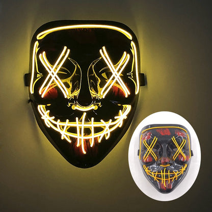 Máscara luminosa  brilhante Varios Modelos