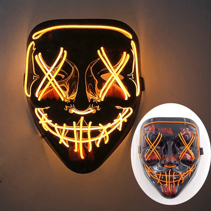 Máscara luminosa  brilhante Varios Modelos