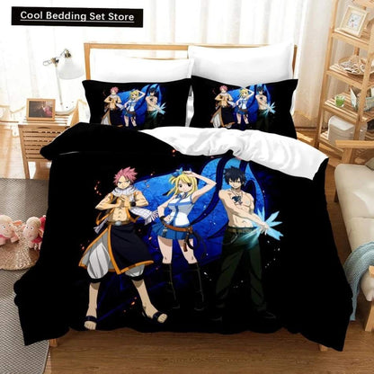 Conjunto de cama Fairy Tail estampado