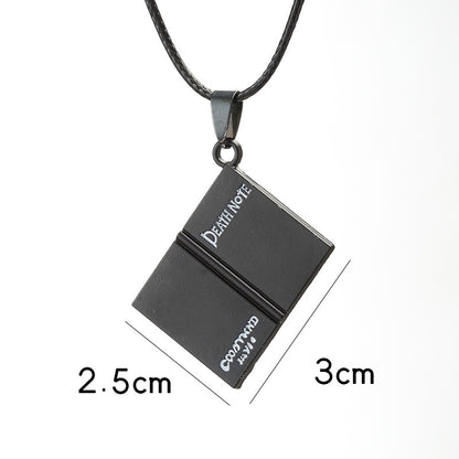 Colar Com gargantilha em couro - Anime Death Note L