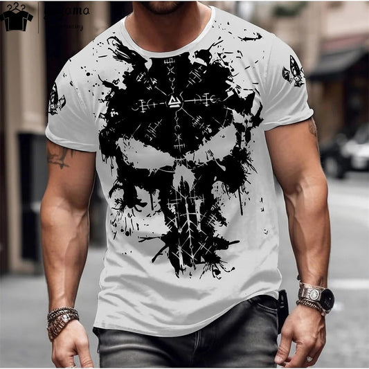 Camiseta Masculina Caveira 3d variadas