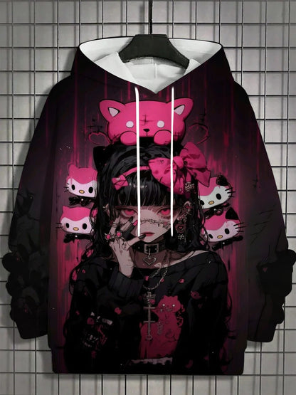 Moletom Anime Estilo 3d Varias Estampas