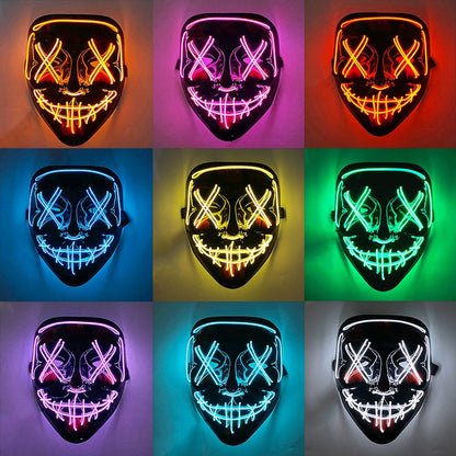 Máscara luminosa  brilhante Varios Modelos