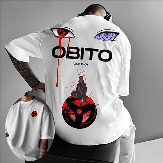 Camiseta Anime Naruto - Uchiha Obito