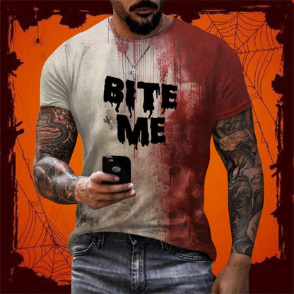 Camiseta Masculina design de sangue