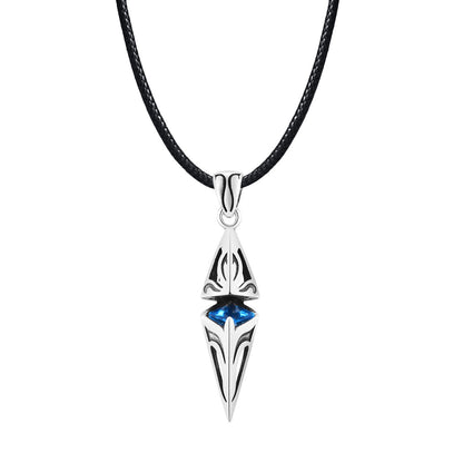 Colar de pedra azul Masculino varias cores