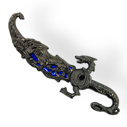 Espada Decorativa Dragão Luatek Lâmina Aço Com Bainha SLK-H02