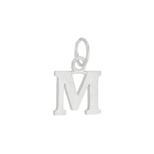 Colar com pingente de letras